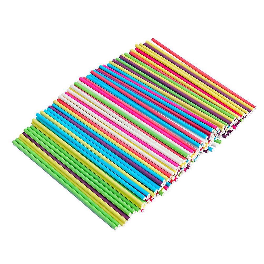 Colored Craft Sticks Cookie and Cake Pops Creation Tool Baking Accessories 6 Packs of 180PCS
