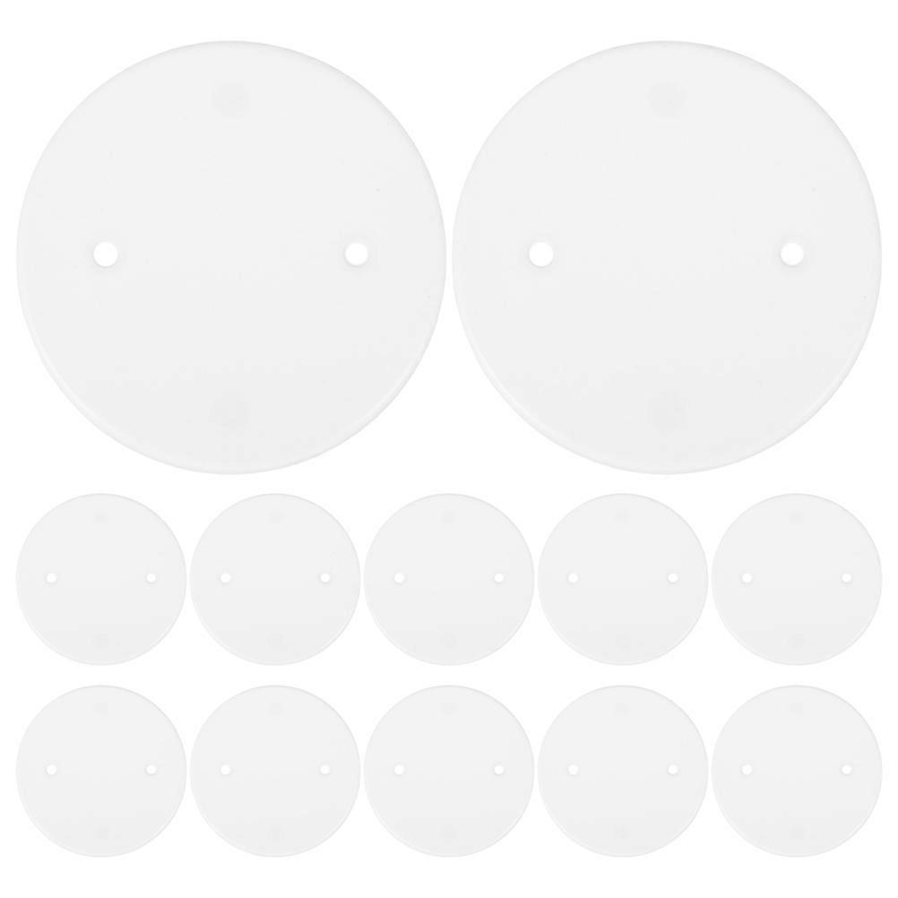 Ceiling Cable Cover Weatherproof Cover Plates For Electric Outlets DIY Users 60Pcs