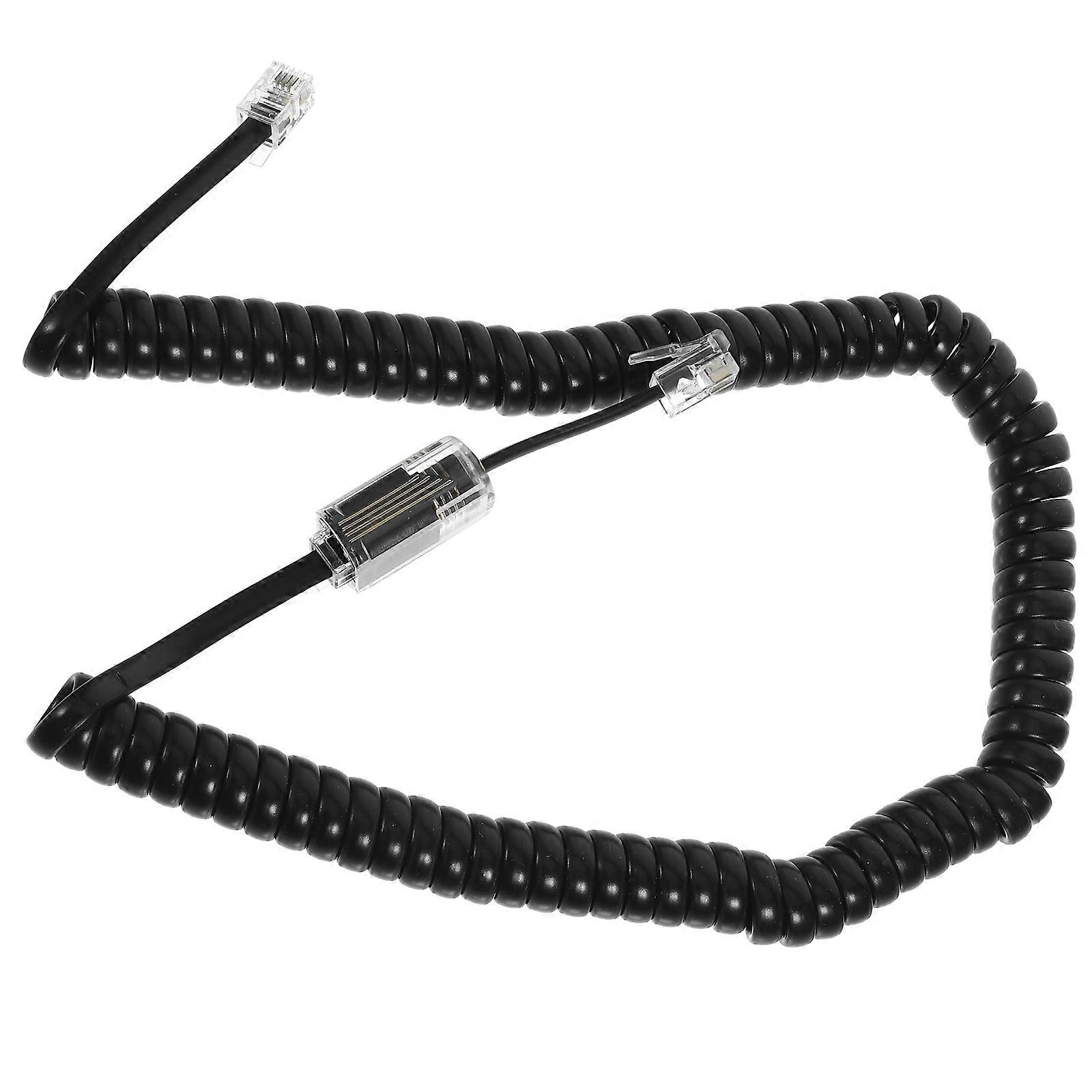 Telephone Cord Detangler for Landlines 1Set with Rotating Connector for Home Use