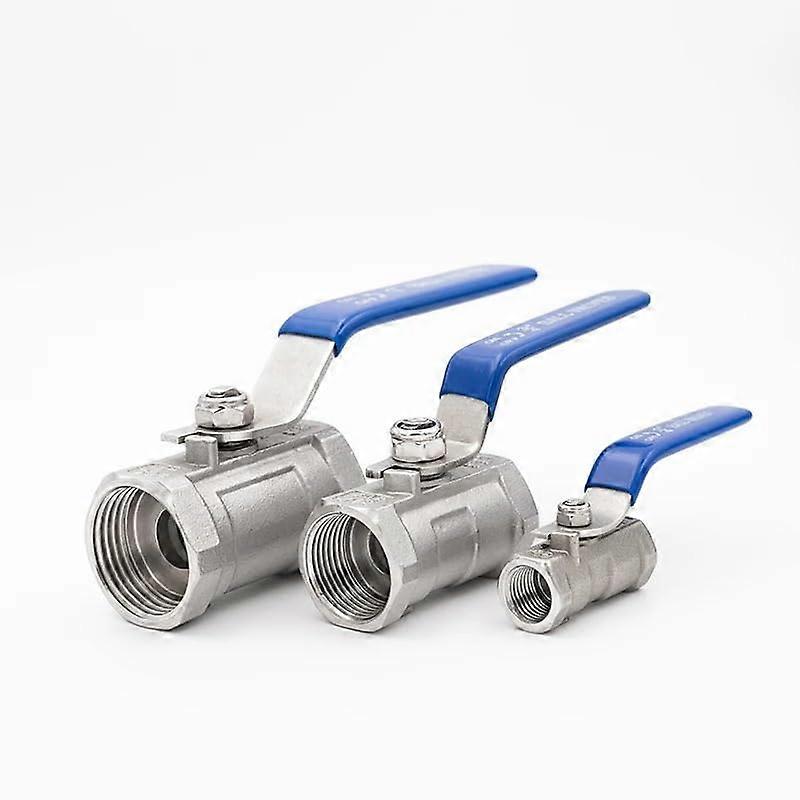 Stainless Steel 304 Ball Valve 1/4" to 1-1/2" BSP Threaded with Vinyl Handle, Inner Threaded Specifications