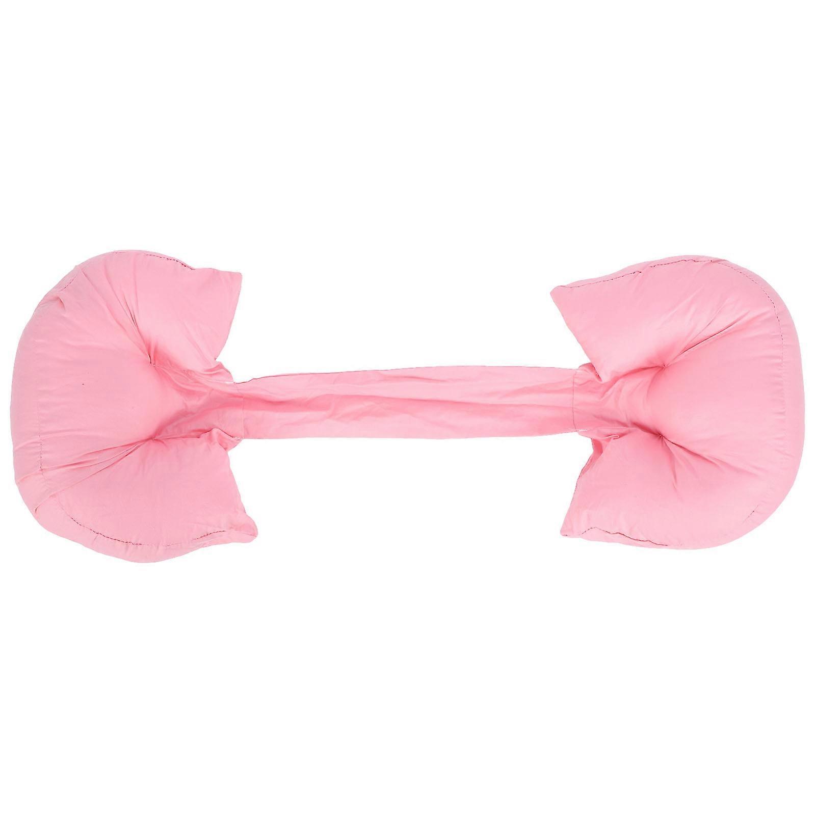 Pregnancy Support Pillow Adjustable Maternity Support Pillow for Sleeping Napping Pink
