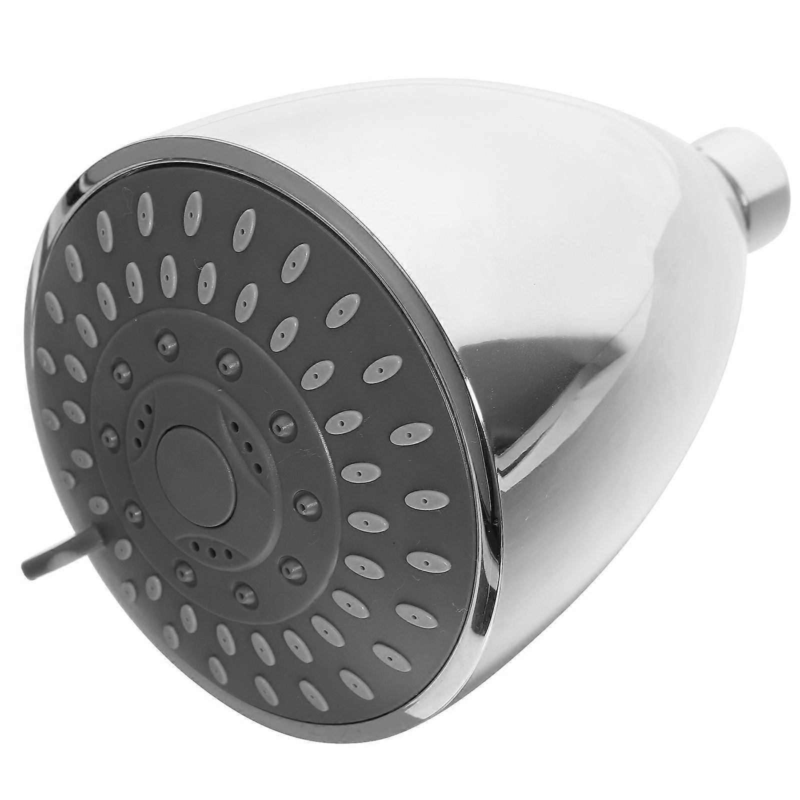 Shower Head Filter for Hard Water with High Pressure and Multiple Layer Filtration Silver ABS 7.8 Inches