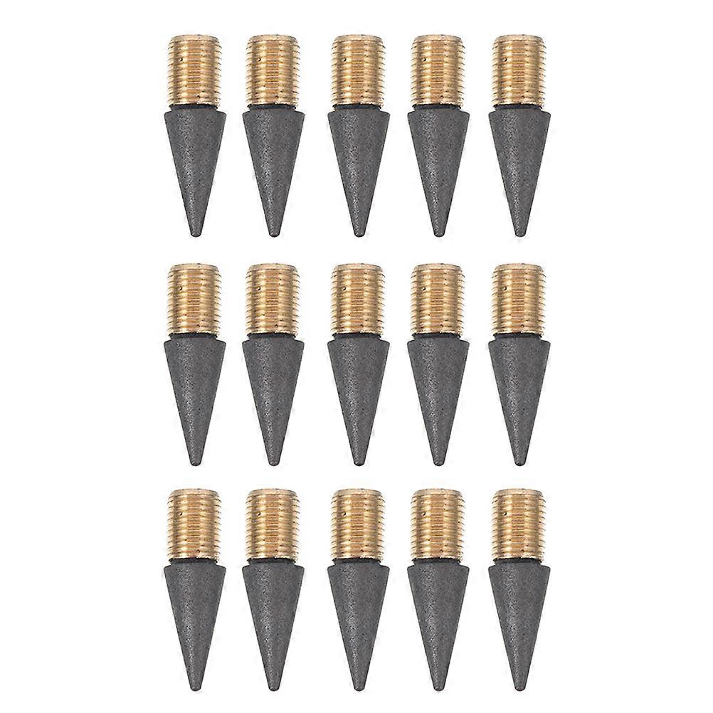 Portable Inkless Pencil Tips 15Pcs Replaceable Heads For Sketching And Drawing School Stationery Designed For Young Learners