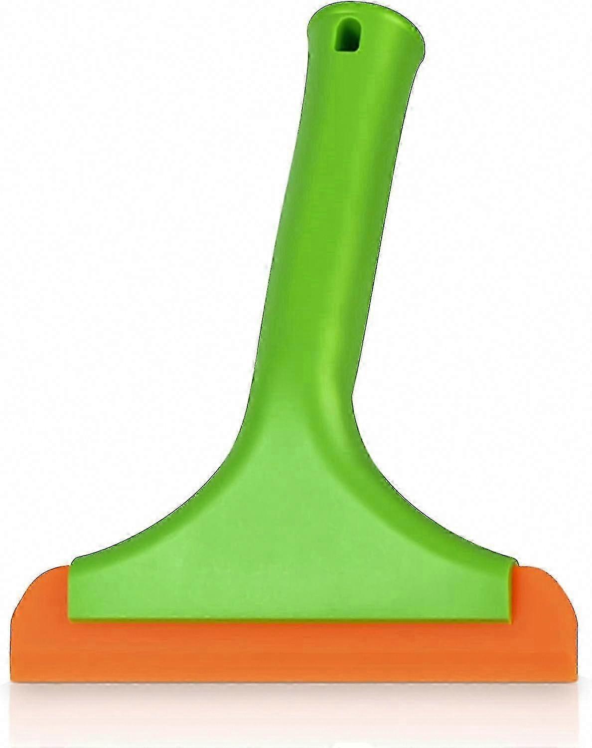 Shower Window Squeegee Silicone Small Scraper Shower Cleaner Tool Multipurpose Mini Squeegee for Car Windshield Mirror Glass Door, 15 x 19CM