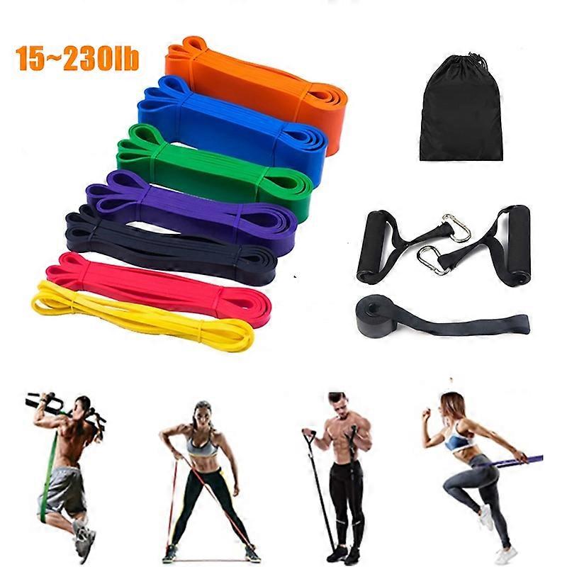 Latex Stretch Resistance Band Expander Elastic Bands for Sports Pull Up Assistance Band Home Workout P