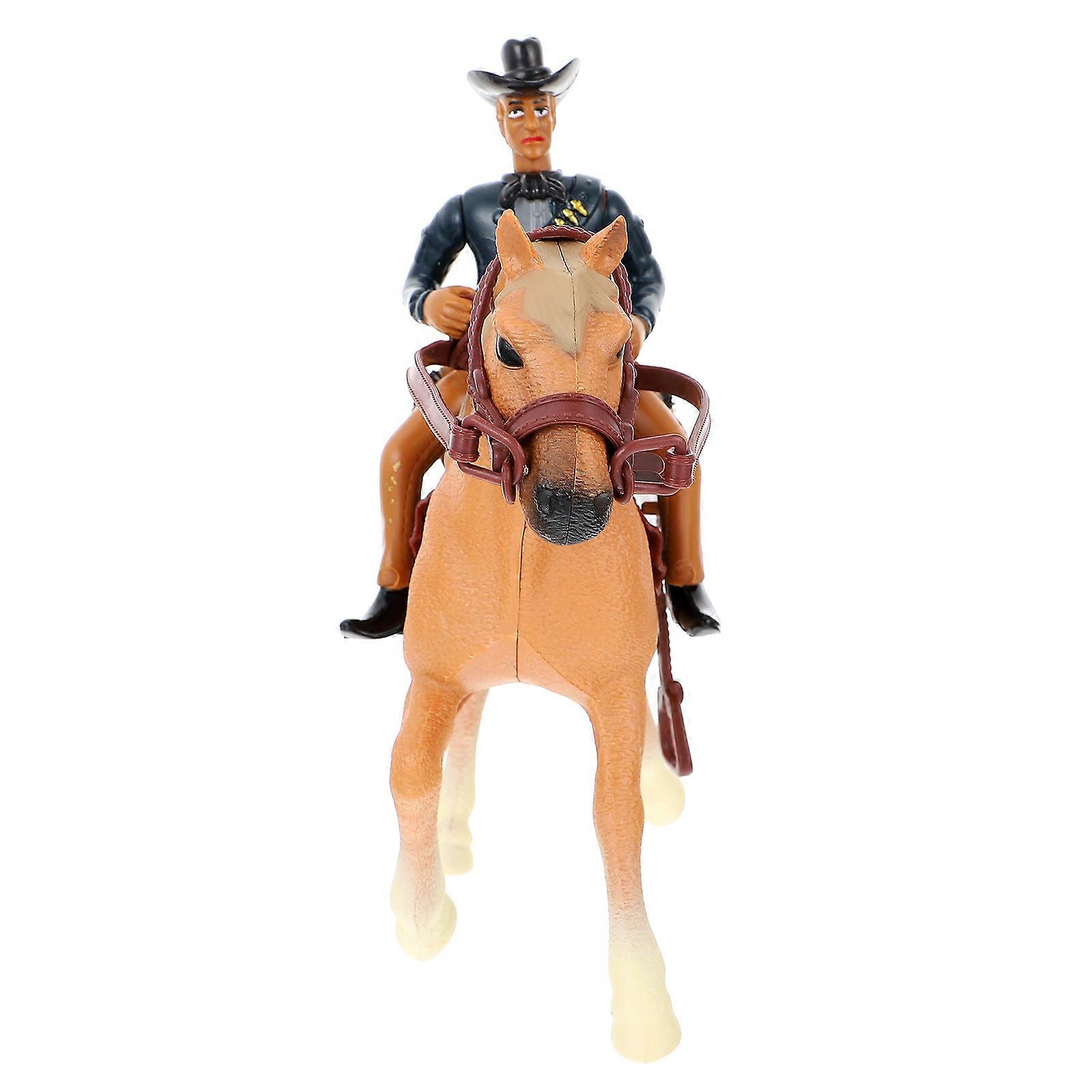 Toy Horse Model Home Decoration Accessory 19x19x7cm Unique Design Perfect For Friends 1 Set
