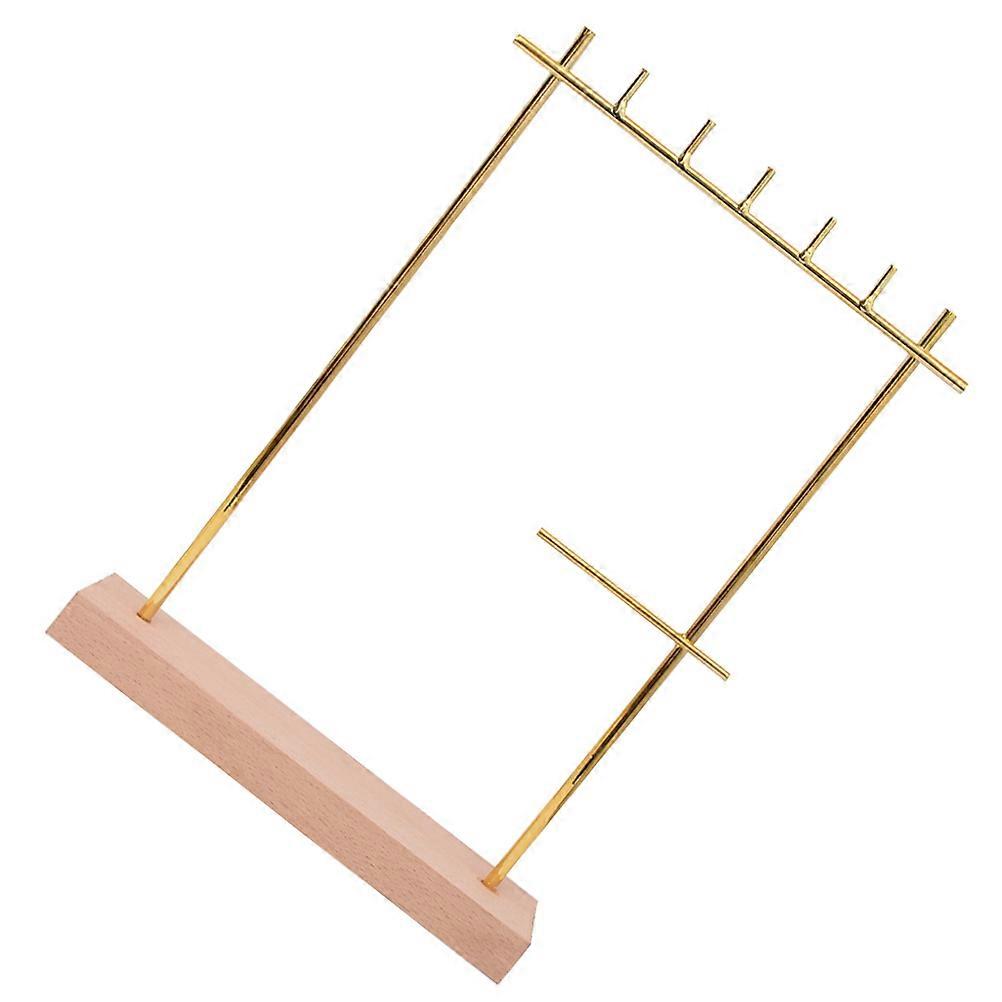 Stylish Watch Holder For Jewelry And Keys With A Golden Finish Designed For Windowsills And Bookshelves 1Pack