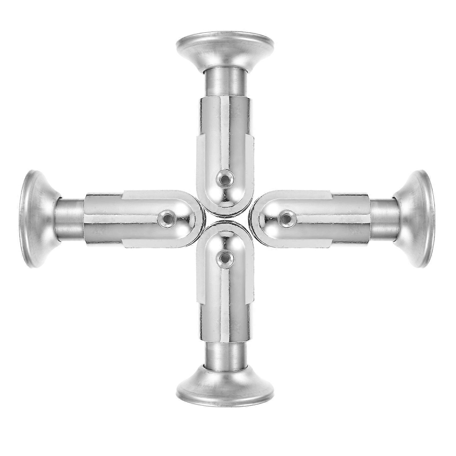 Adjustable Stainless Steel Toilet Partition Brackets Durable, Crack Resistant Supports for Public Bathroom Stands and Washroom Installations