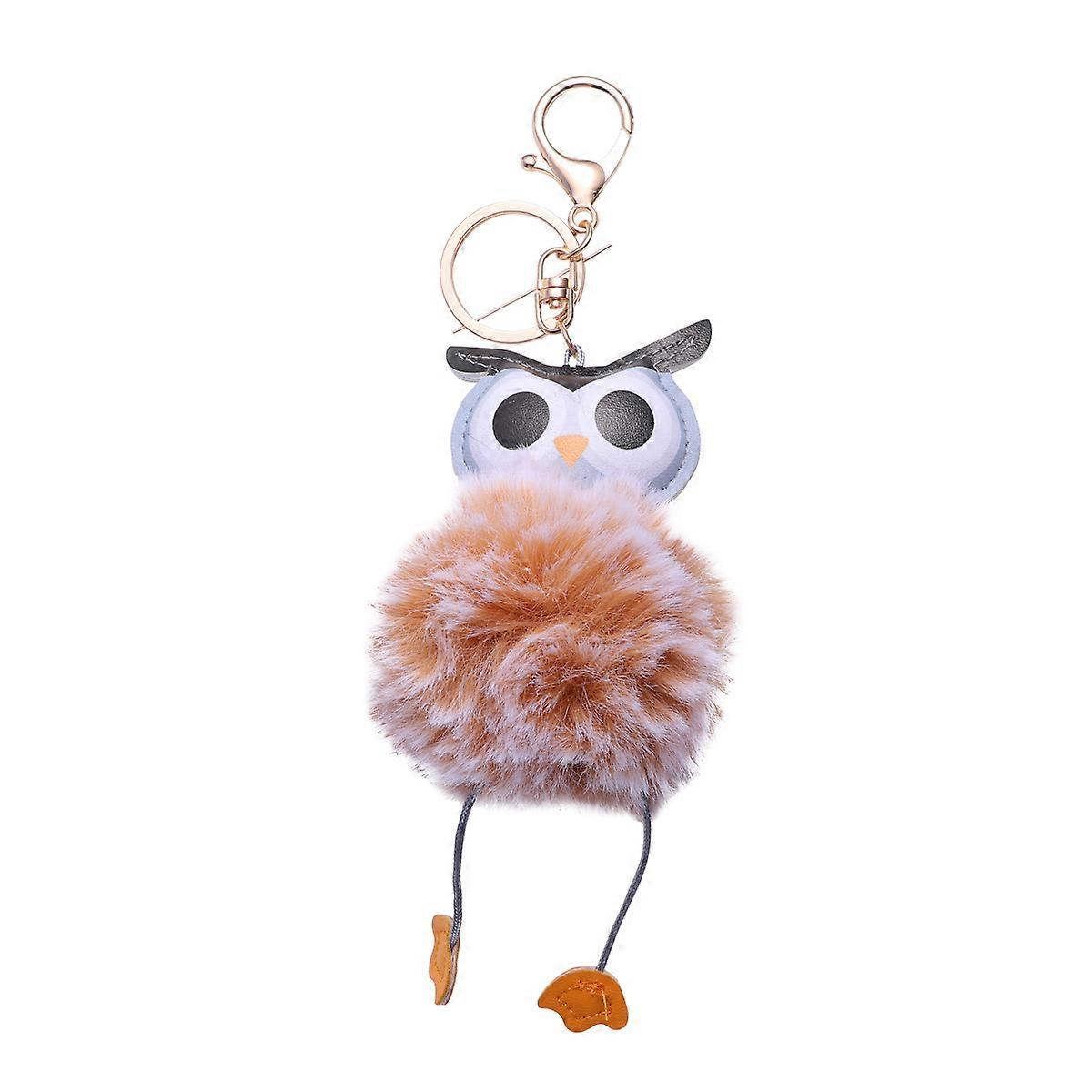 Animal Keyring Owl Shape Pendant For Car Bag Decoration Suitable For Any Occasion 1Pack