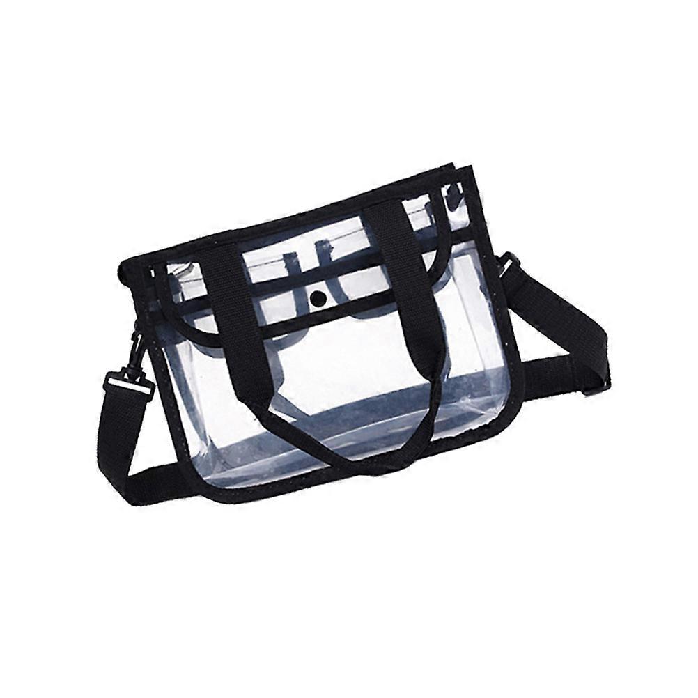Here's a polished product title and description for your **Transparent Crossbody Bag**:
### **Product Title:**
**Transparent Crossbody Bag for