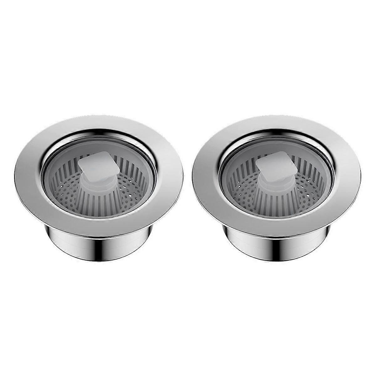 Kitchen Filter Sink Sink Strainer Drain Basket Stopping Blockage Bouncing Core Leak-Proof Plug