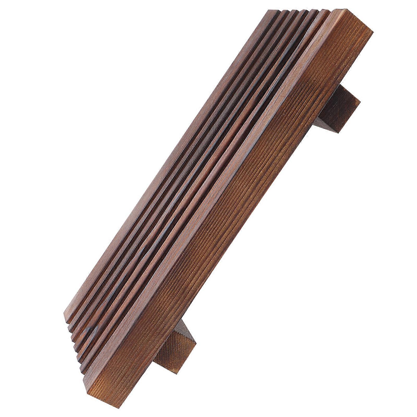 Decorative Wood Riser Tray For Soap Dispenser And Toiletries - Rustic Style Organizer Perfect For Small Spaces - 1Pack