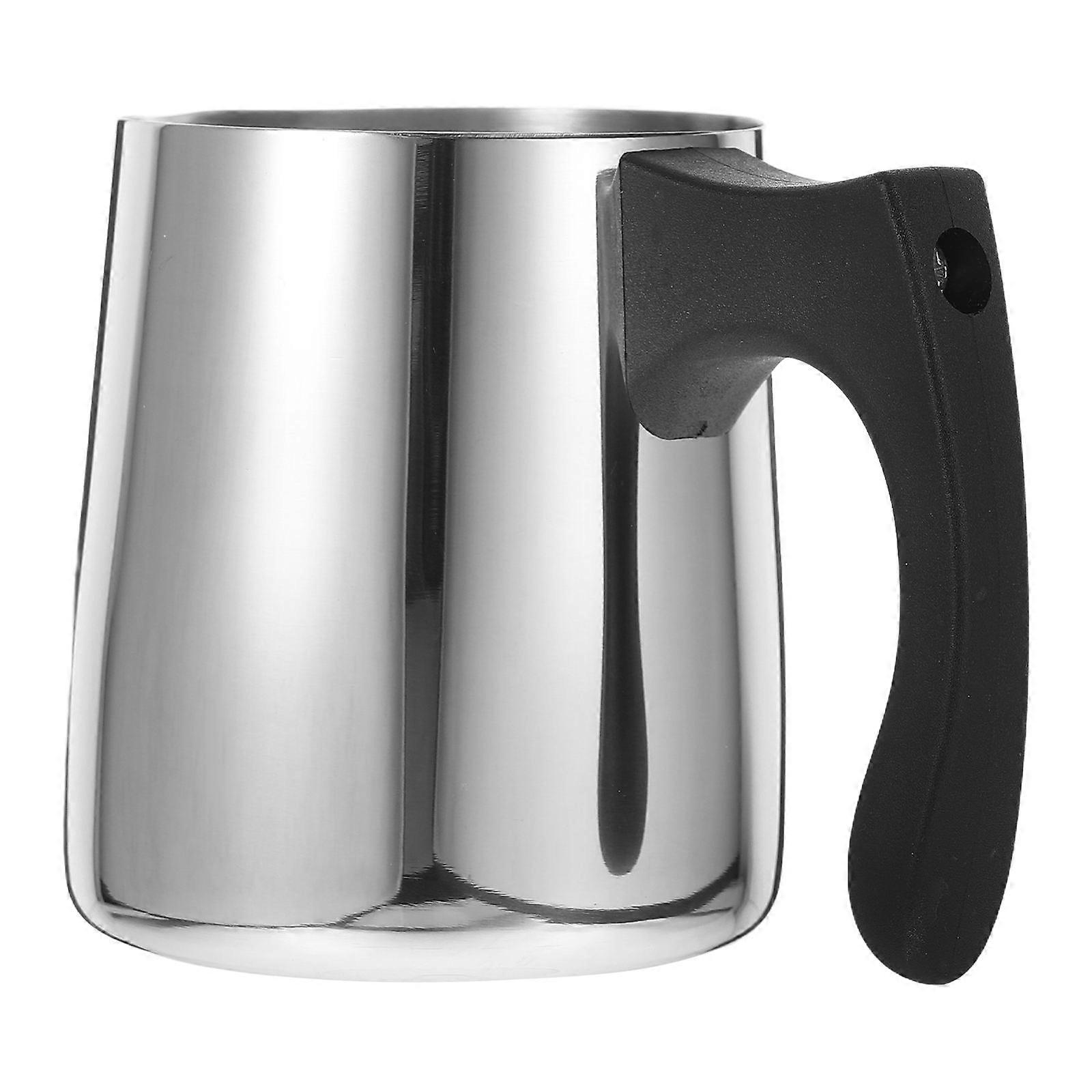 Stainless Steel Melting Cup with Measurement Scale for Wax and Milk Frothing – Versatile Tool for Home and Shop Use