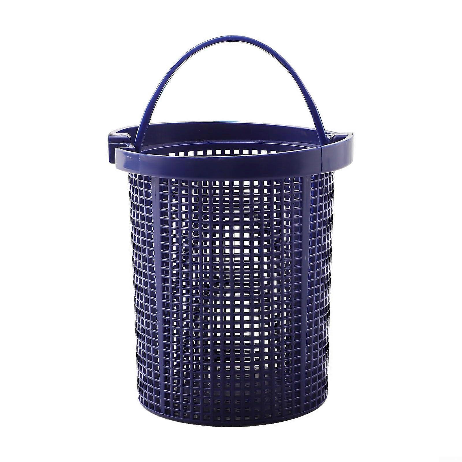Swimming pool pump strainer basket, pool strainer basket replacement with handle for Dura for Max pump system filter