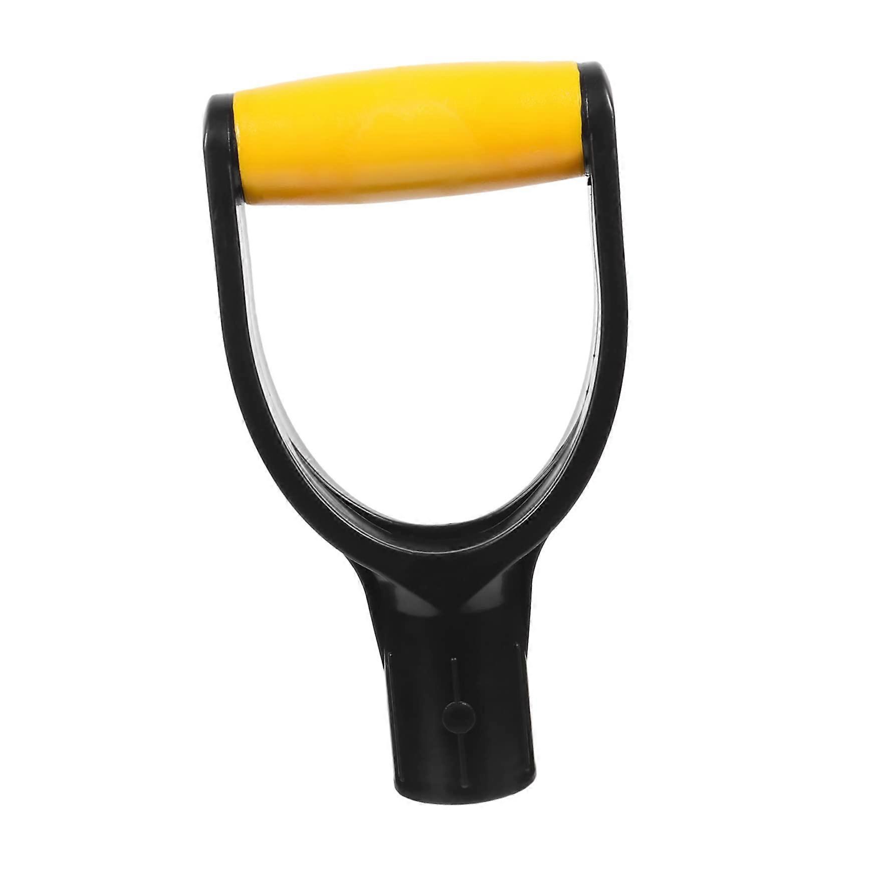 Metal Handle Type D Rake Shovel Handle Replacement Plastic Spade Tool Compatibility Garden Equipment 48-Inch Length