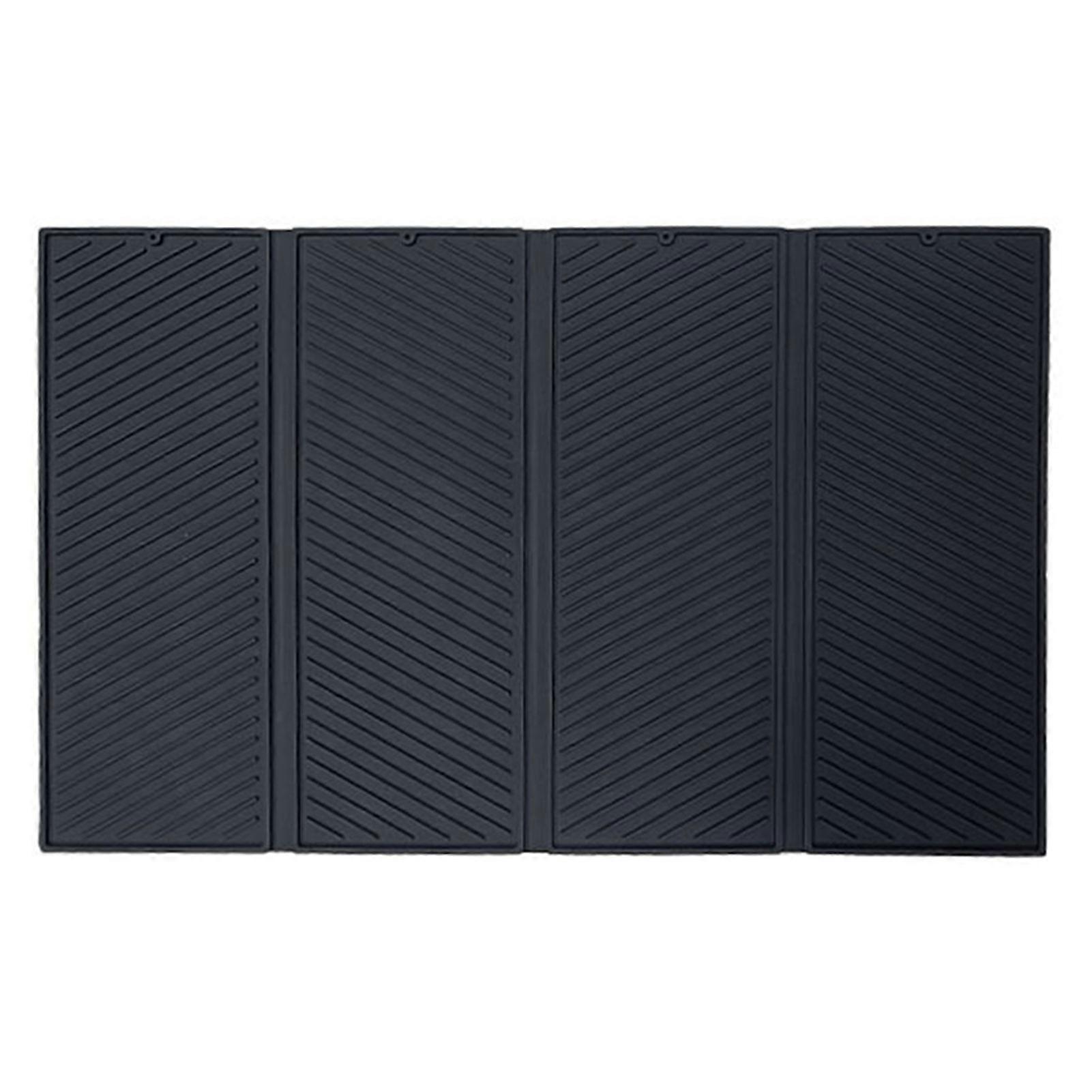 Compact Foldable Drying Mat Kitchen Sink Versatile-Square Dish Drainer Minimalist Home Decor
