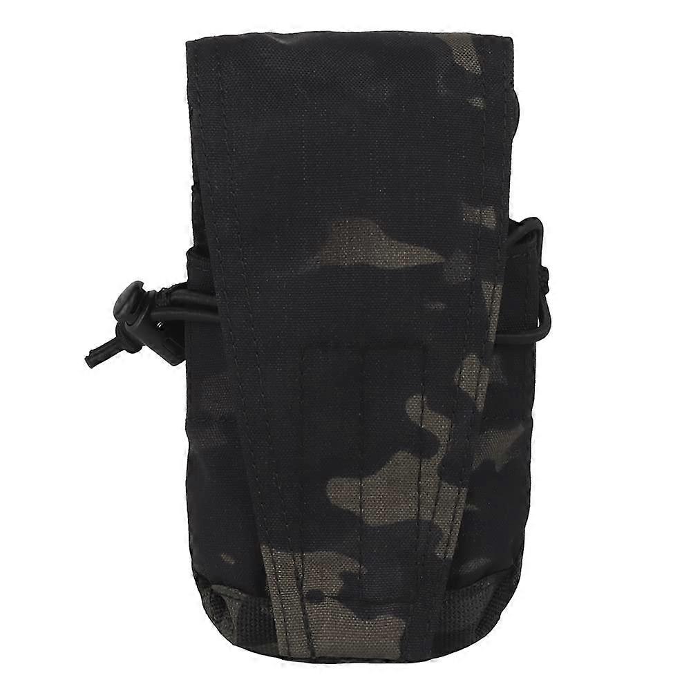 Multifunctional Single Magazine Pouch, Tactical Molle Magazine Holder with Elastic Cord, Green, Bcp, Durable Nylon Construction