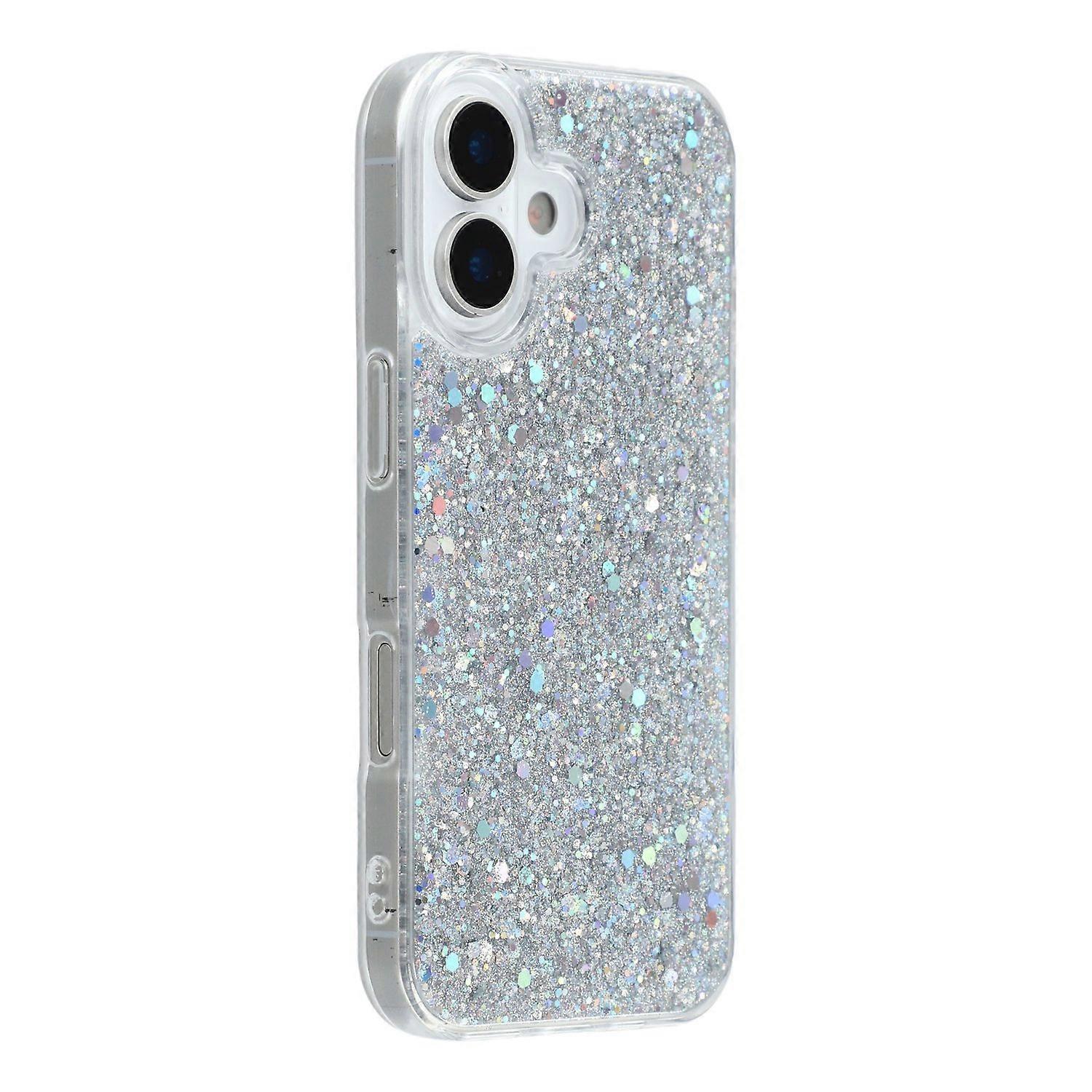 For iPhone 17 Case Shockproof Soft TPU Phone Cover Glittery Design