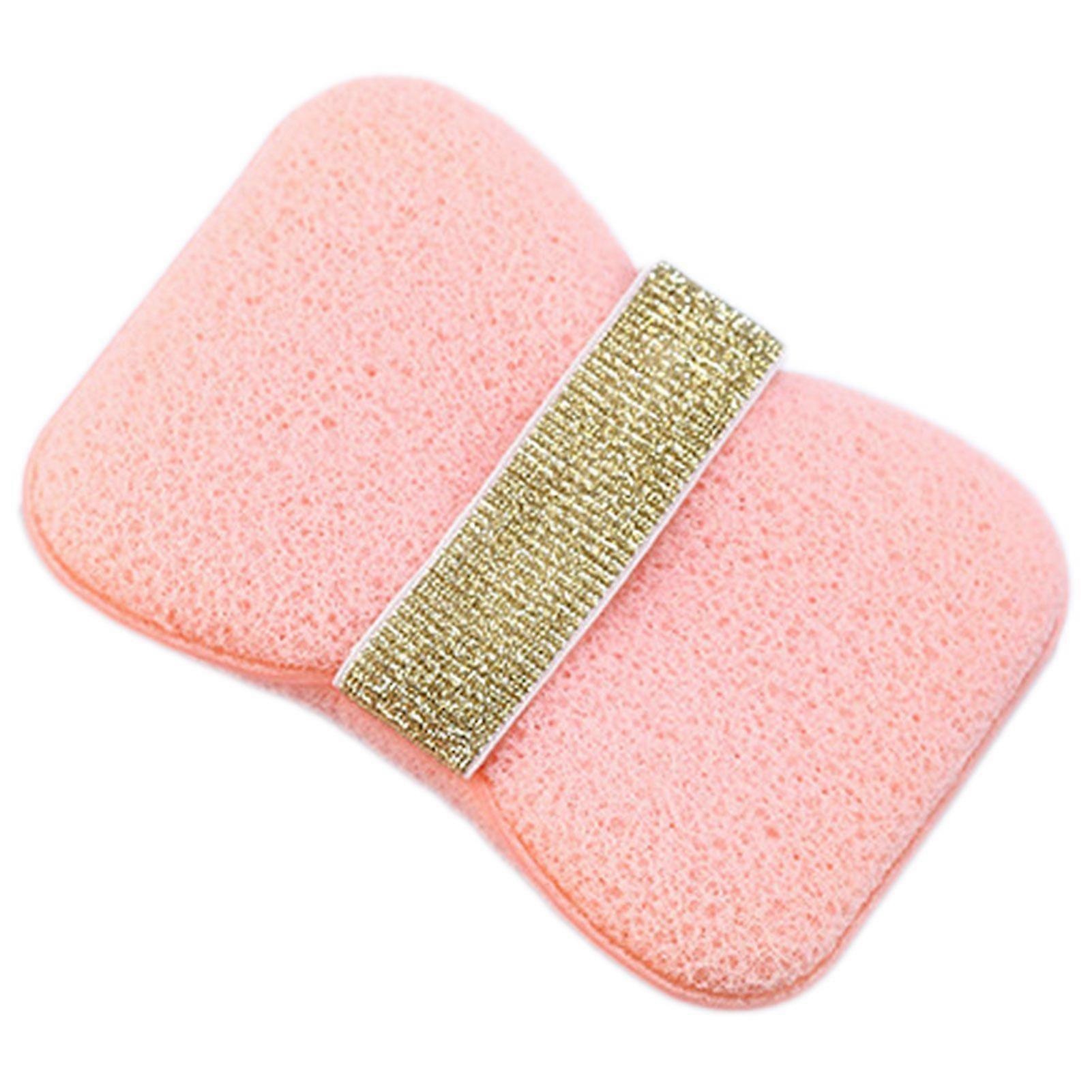 Exfoliating Body Shower Sponge with Soap Saver Pouch Ultra Soft Bath Scrubber for Men Women Home Use