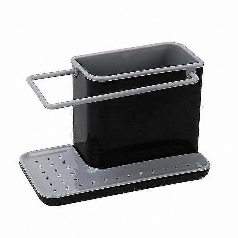 Black Kitchen Drain Shelves for Organizing and Drying Cookware