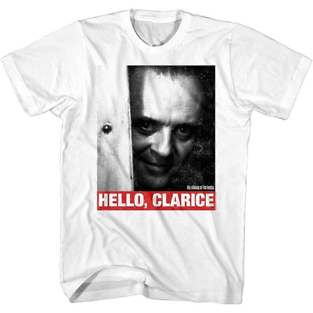 Pánské tričko Mlčení jehňátek Hello Clarice Hannibal Lector Citát Creepy TS0345