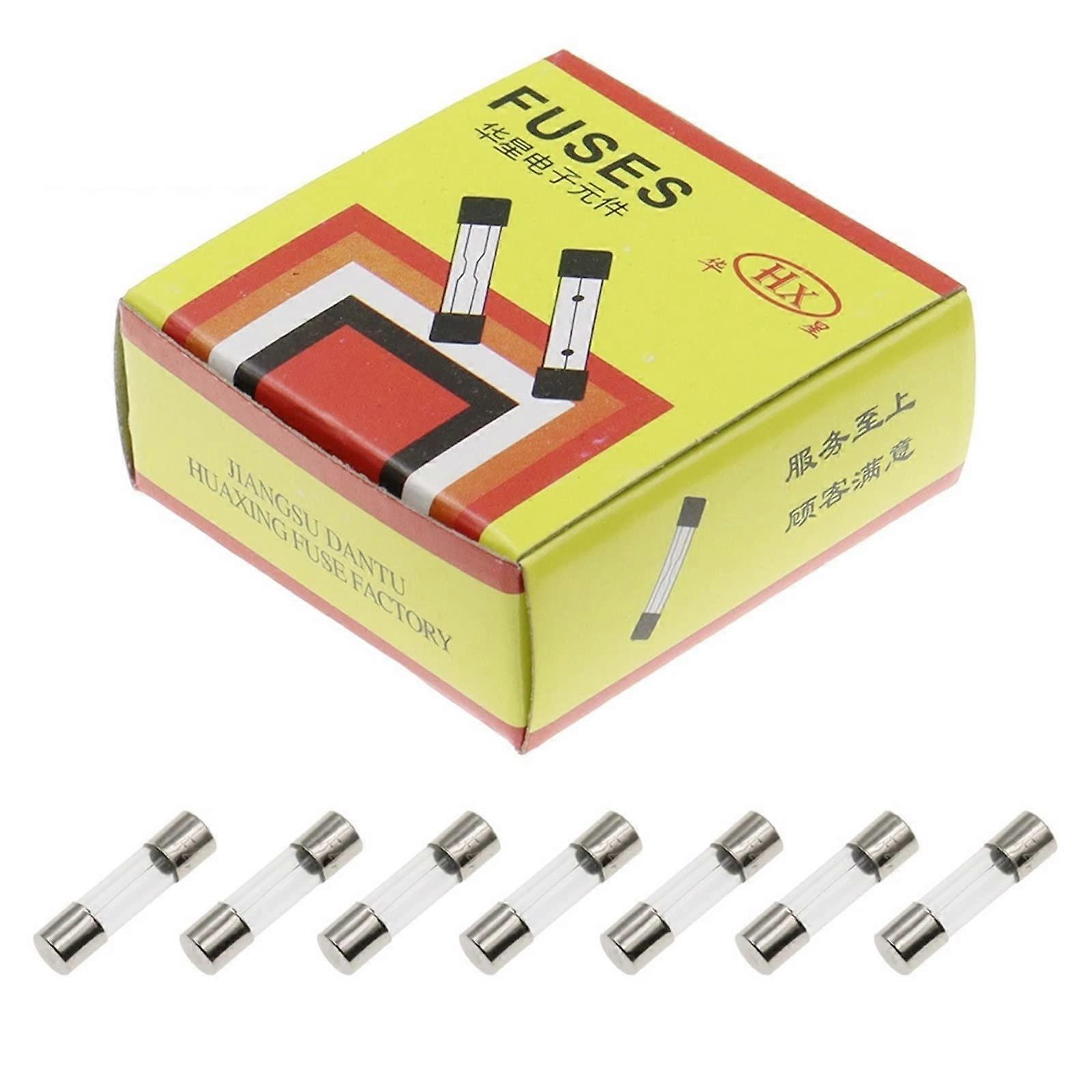 100 pieces 5x20mm quickacting glass fuses, assorted kit, 250V, 0.230A