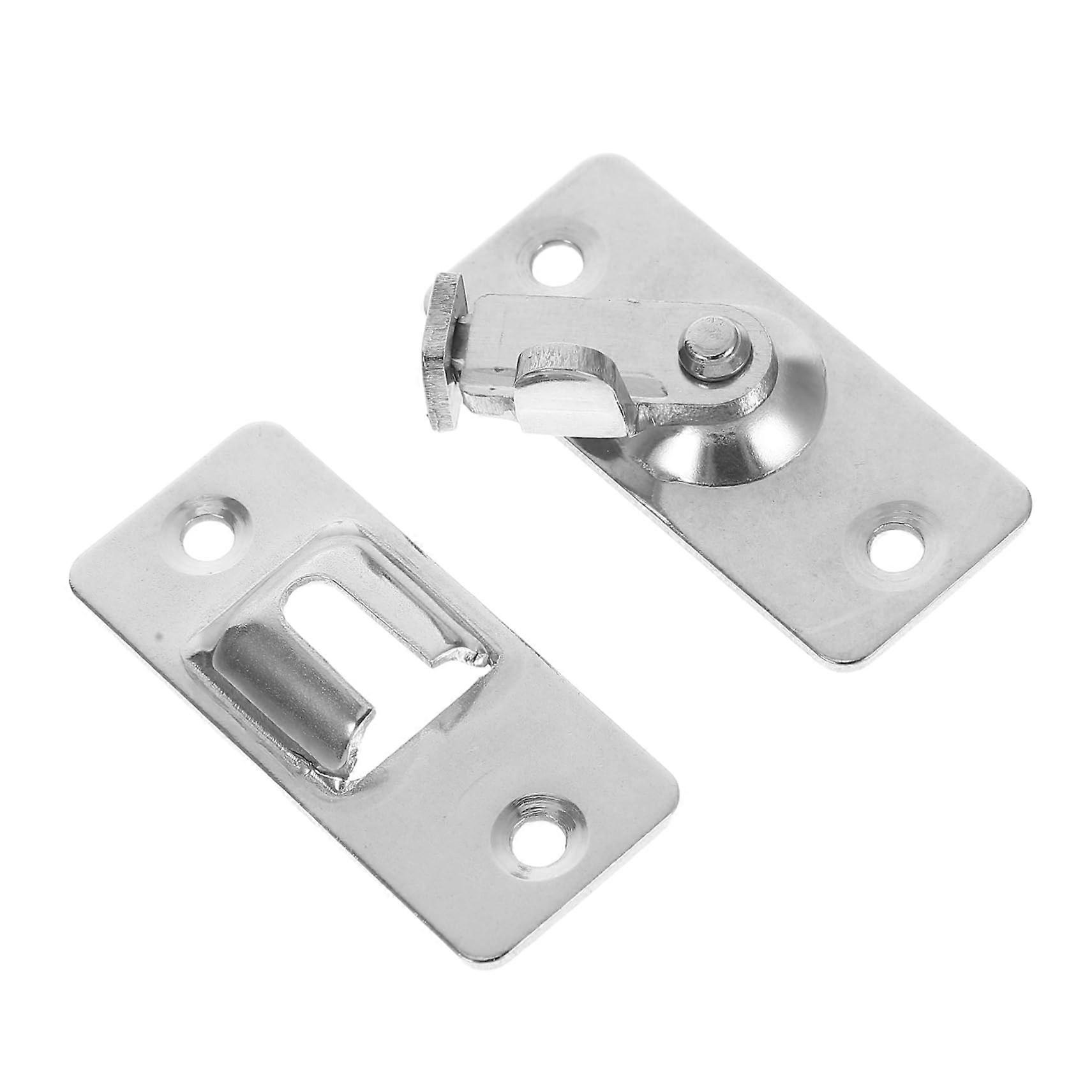 Sliding Door Lock Durable Interior Door Latch Noise Reducing Space Saving Easy Installation Robust Design for Rectangle Frames