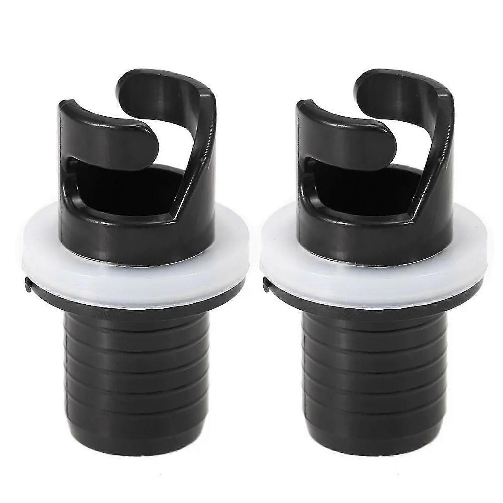 Universal Inflatable Boat Valve Adapter for Kayaks, Canoes, and Dinghies with Foot Pump Hose Connection