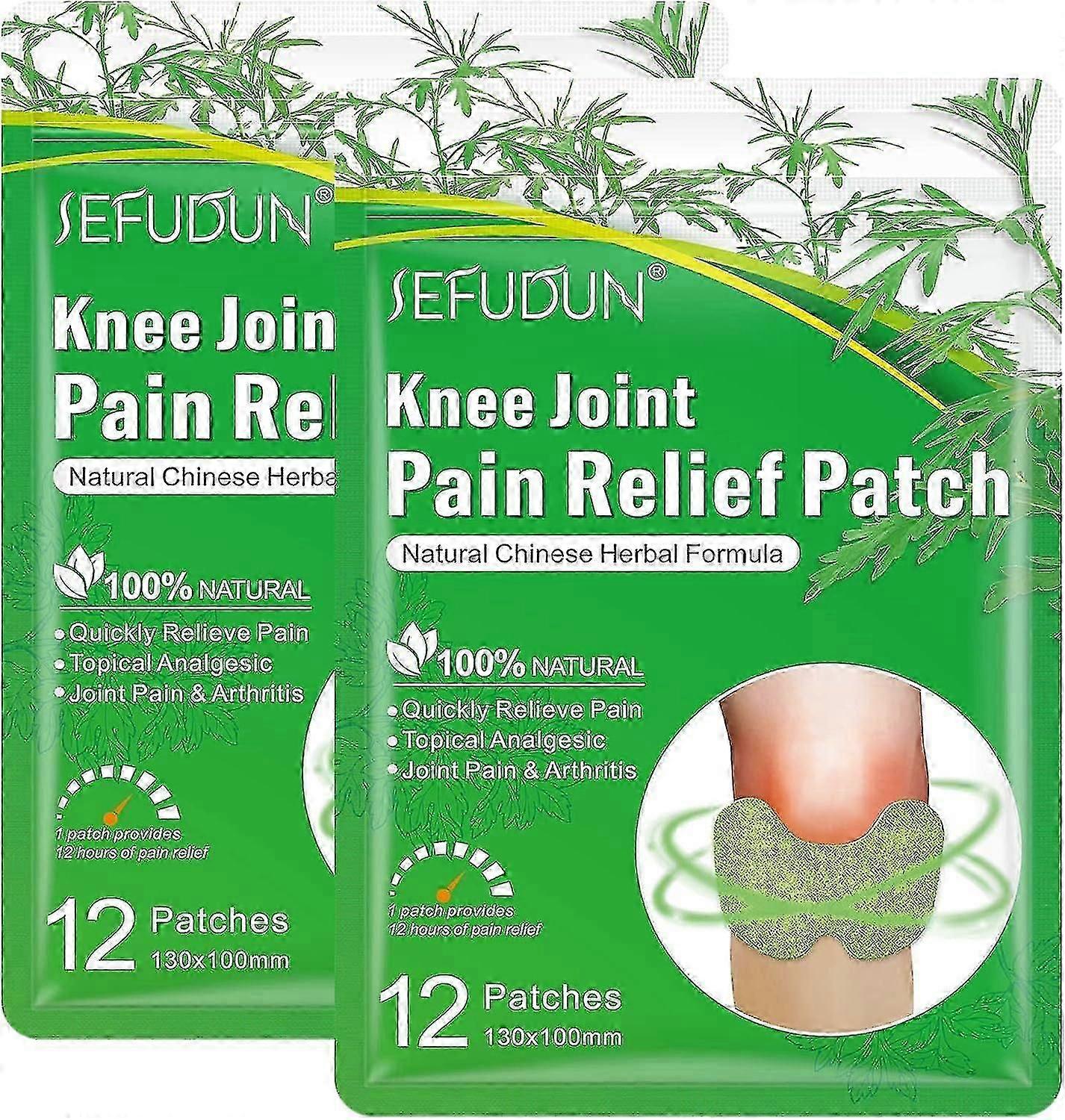 Knee Pain Relief Patches 24pcs Atachu Knee Pain Patches For Arthritis Lasting Plaster Pads For Knee Back Neck Shoulder I