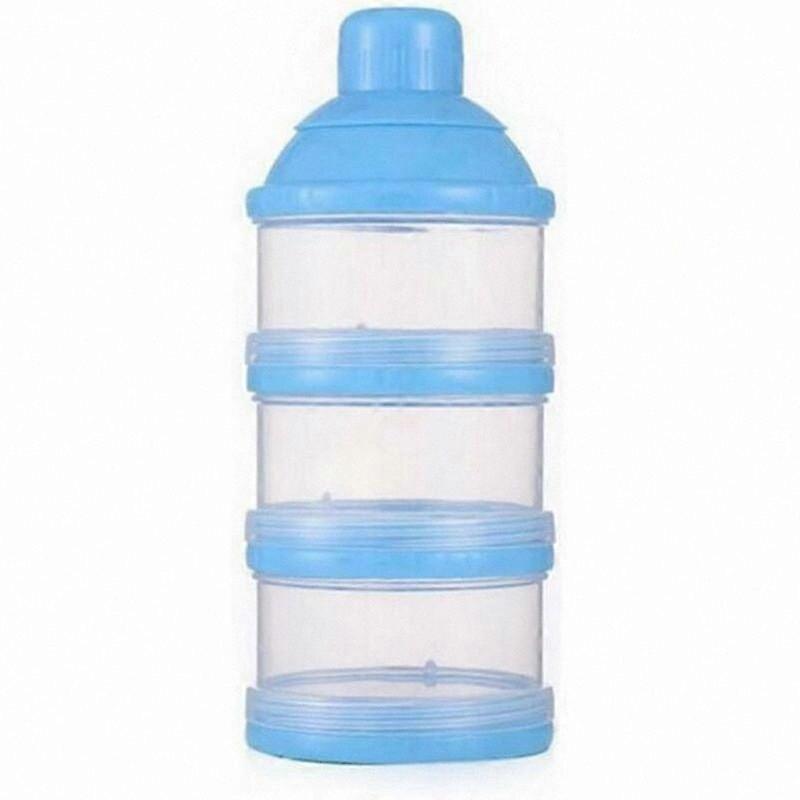 Travel-Friendly Portable Container for Baby Milk Powder (Blue)