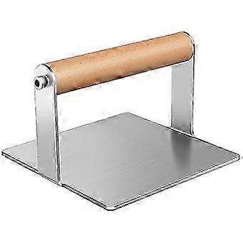 Prfor Griddle, Square Smasher, Non-Stick Bacon Grill Press, Griddle Pr5.5 Inch Bacon Press