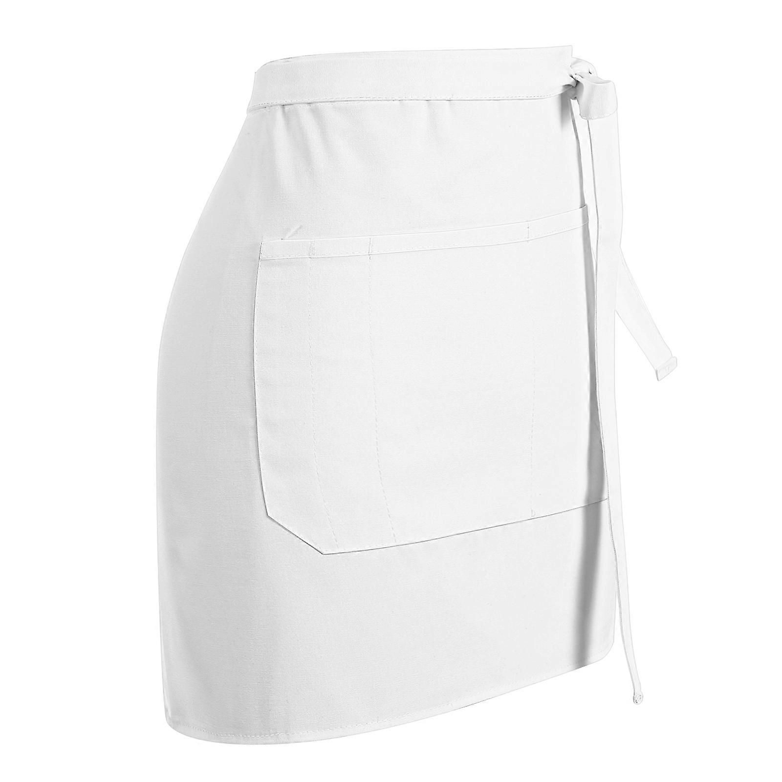 White Waist Apron Half Chef Apron Waitress Apron Catering Apron Server Apron White Apron For Women Maid Apron Restaurant Apron Costume With Front