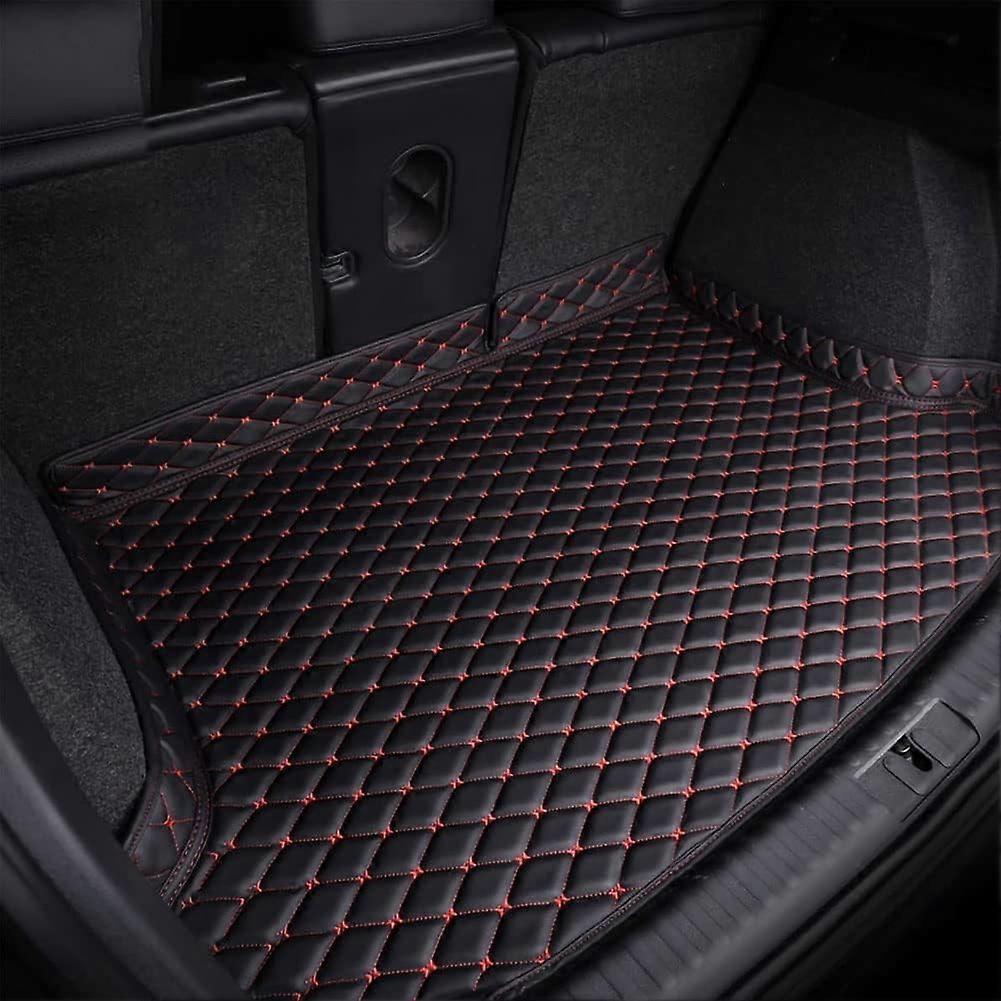 Car Boot Liner Mat For Mini Countryman , Tailored Leather Rear Trunk Liners, DustProof AntiScratch, C/Black Red