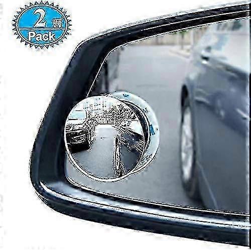 Optimized Blind Spot Mirrors for Cars - Adjustable Convex Rear View Mirror Universal Fit