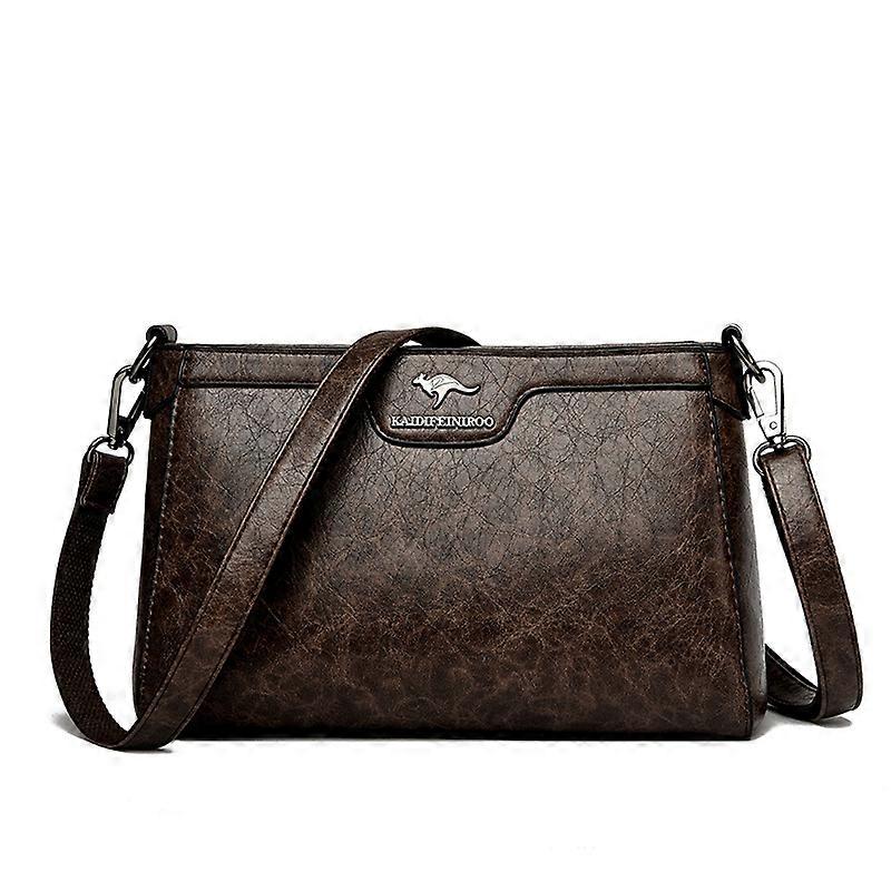 Small square crossbody bag for women, made of PU material with practical classification design