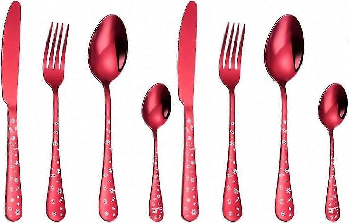 Snowflake Cutlery Travel Christmas Set