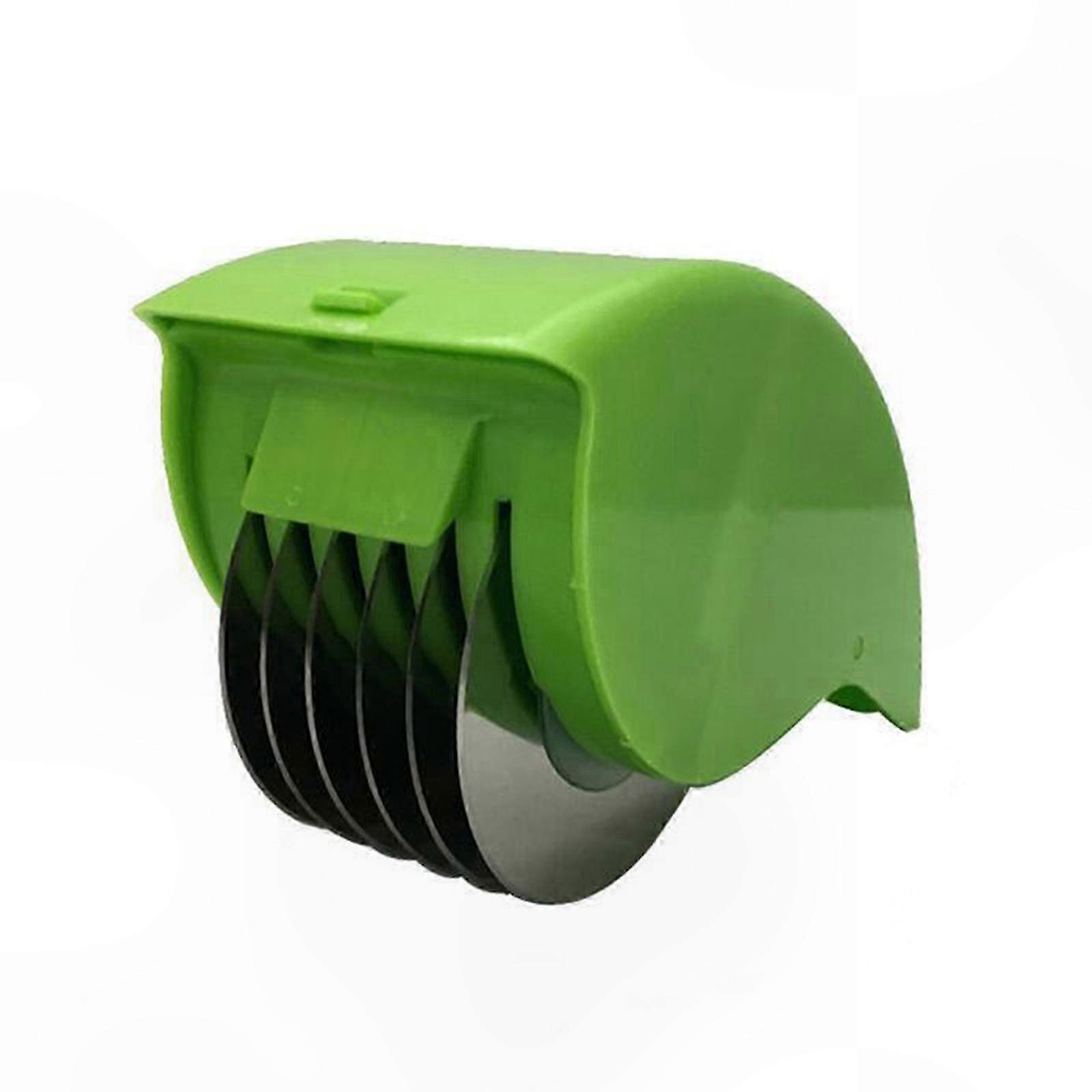 Green Rolling Chopper for Garlic, Onion, Ginger, & Herbs