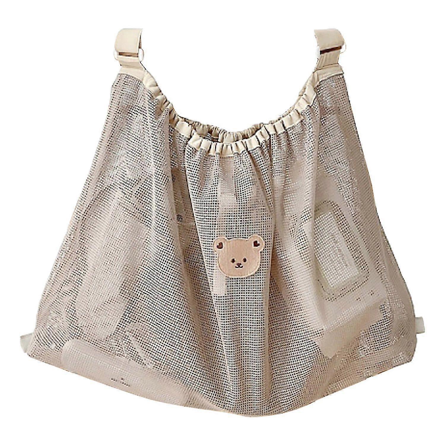 Portable Pushchair Mesh Holder Netting Bag Large Capacity Stroller Organizer Baby Bottle Diaper Stor 2025