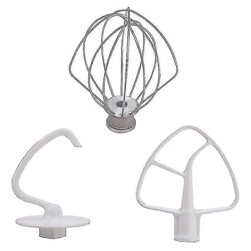 Dough hook/stirrer, suitable for multiple models such as KSM103, with a coating for fluffy kneading and whipping