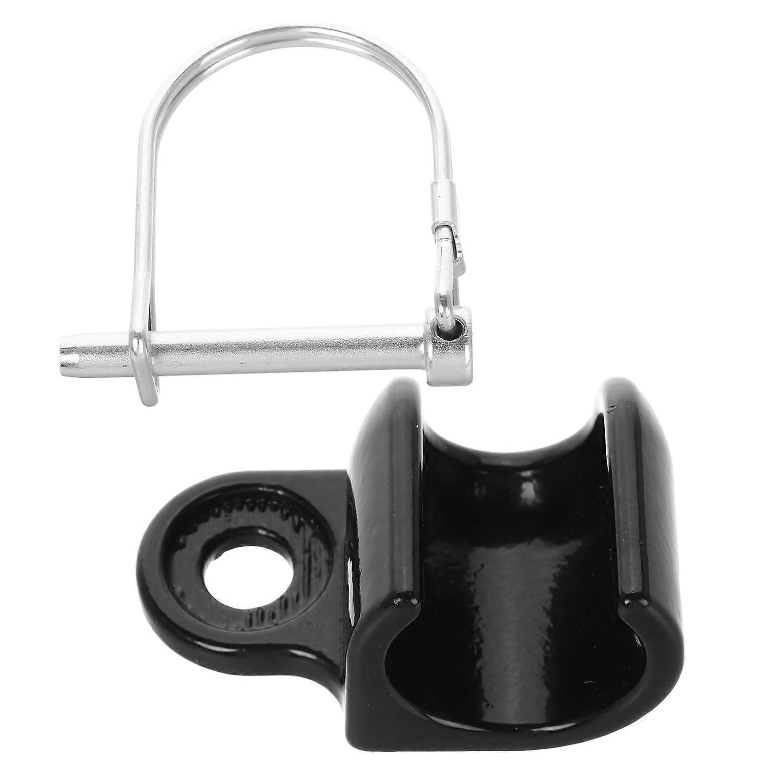 Steel Bike Trailer Coupler Attachment For Transporting Babies Rectangular Shape Secure Connection 1Set