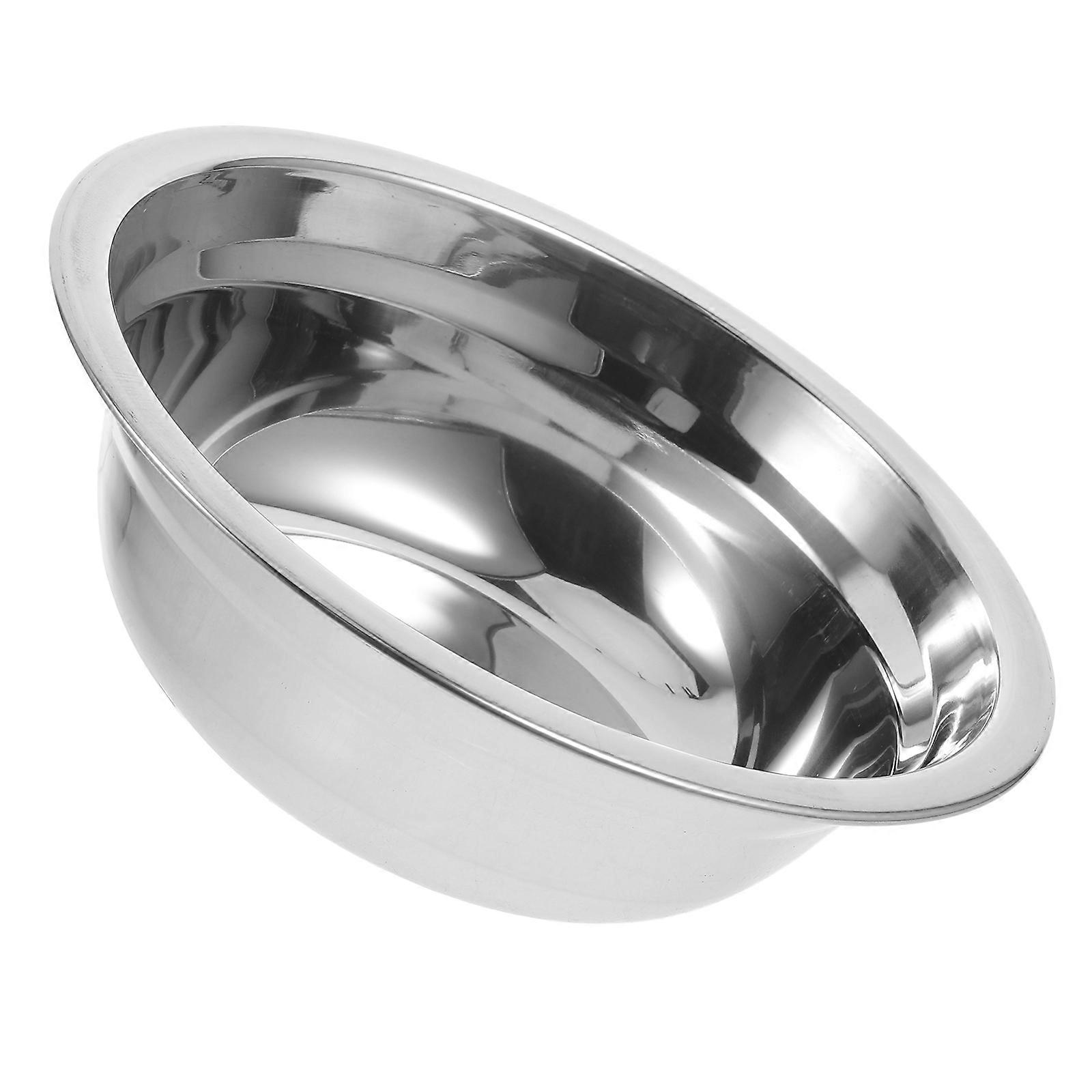 Stainless Steel Soup Large Deep Round Mixing Pot for Washing Vegetables