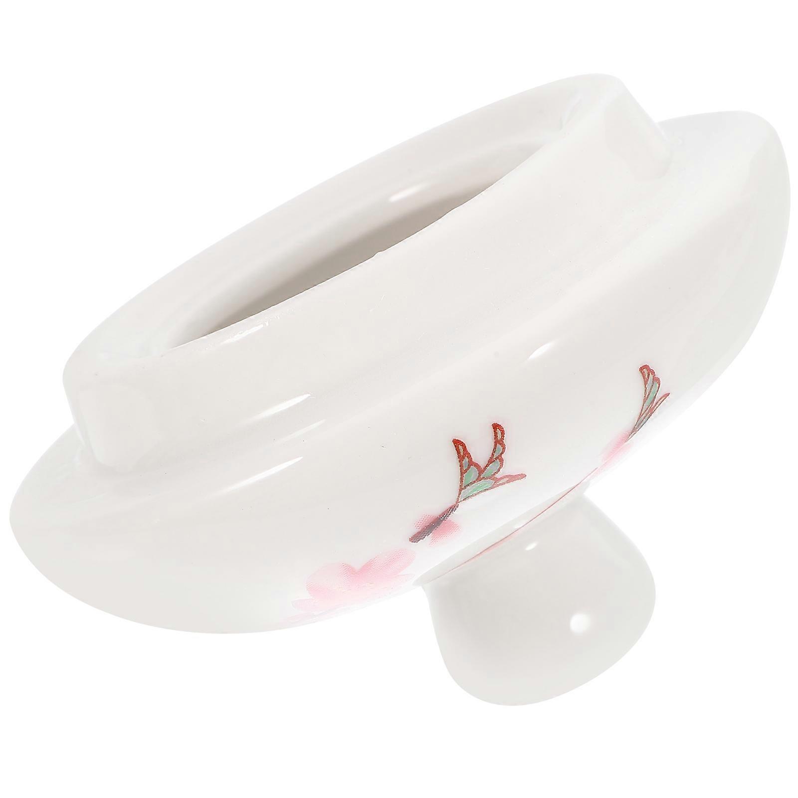 Universal Ceramic Teapot Lid Heat Resistant Replacement Cover Porcelain Teacup Lid