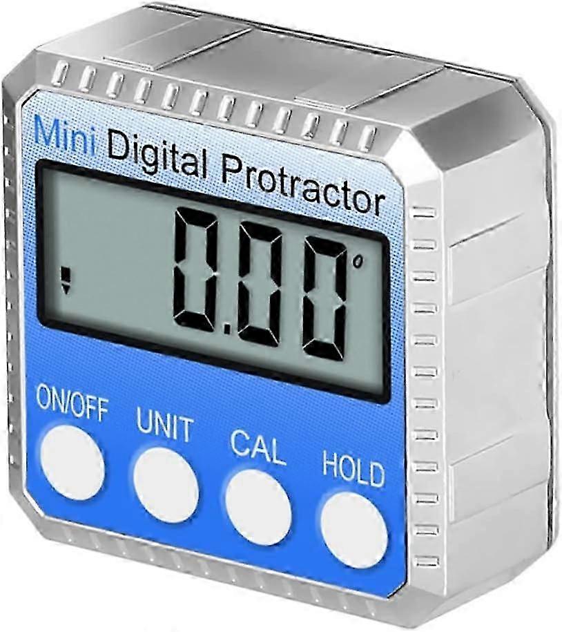 Digital Angle Gauge, Electronic Level 360 Bevel Miter Inclinometer Measuring Tool with LCD Bevel