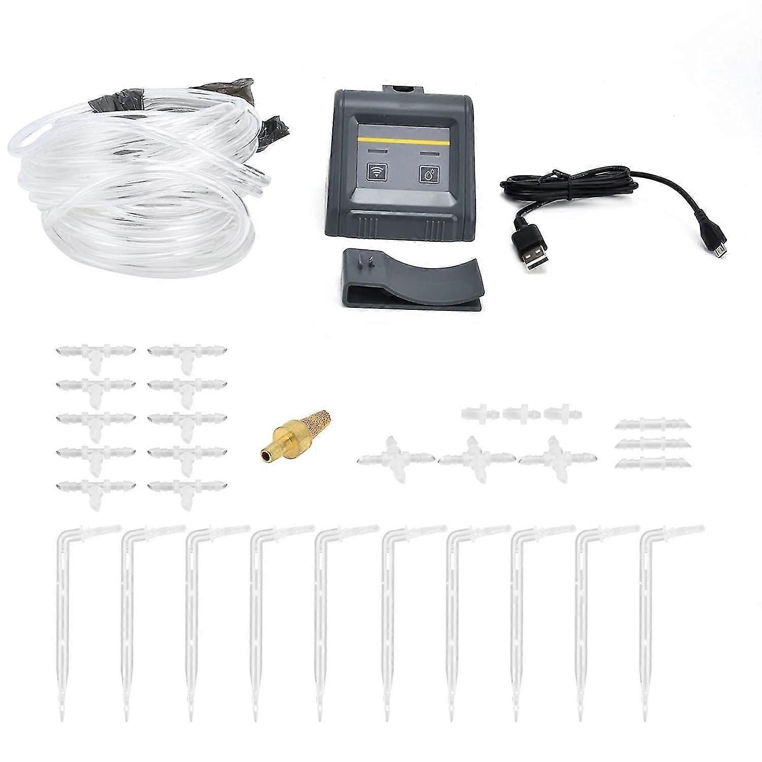 Sprinkler Timer, Drip Irrigation Kit with Automatic and Manual Mode, IndoorOutdoor Sprinkler Control