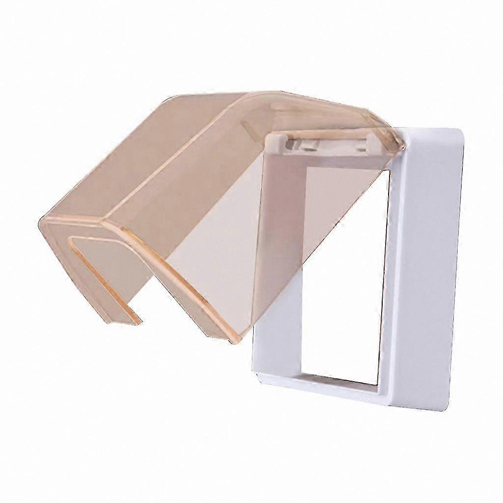 Waterproof Socket Box with Splash Guard for Bathroom and Kitchen Use