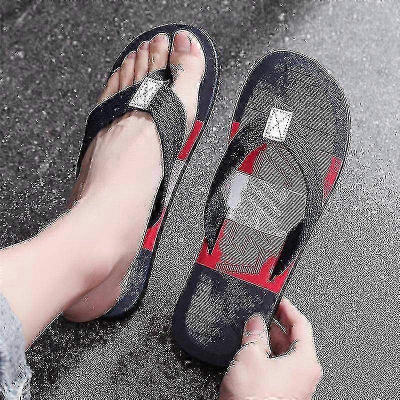 Mäns Sommar Tofflor Anti-slip Eva Mjuk Toffel Utomhus Beach Flip Flops För Män Hushåll Bekväma Skor Chanclas Hombre Tw
