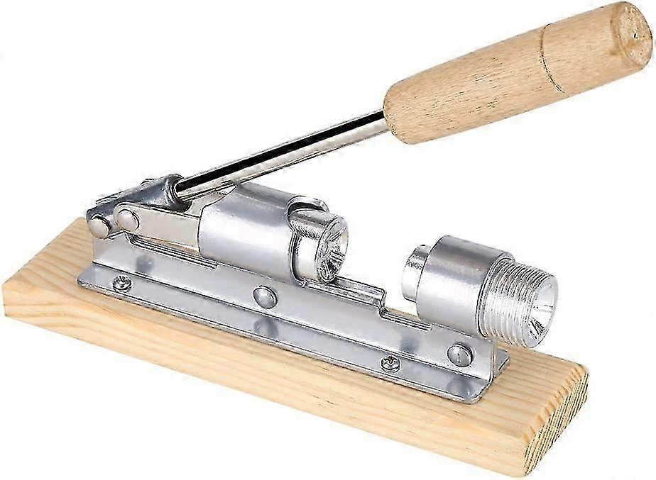 Walnut Cracker, Acsergery Mechanical Walnut Cracker Kitchen Tools Desktop Wood Base & Handle Nutcrack Gift