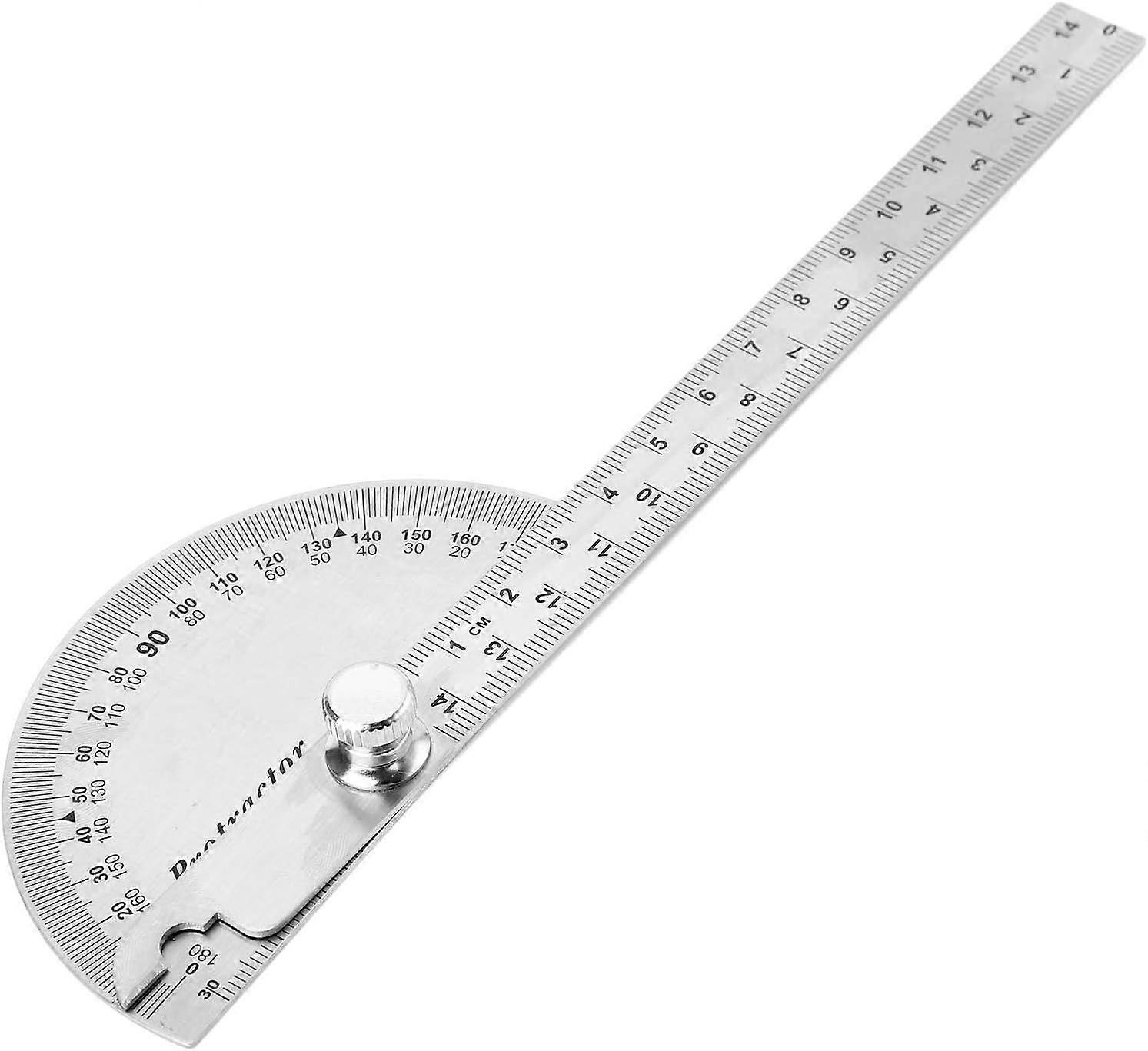 Betterlife 180 Degree Protractor, Adjustable Angle Ruler for Drawing and
