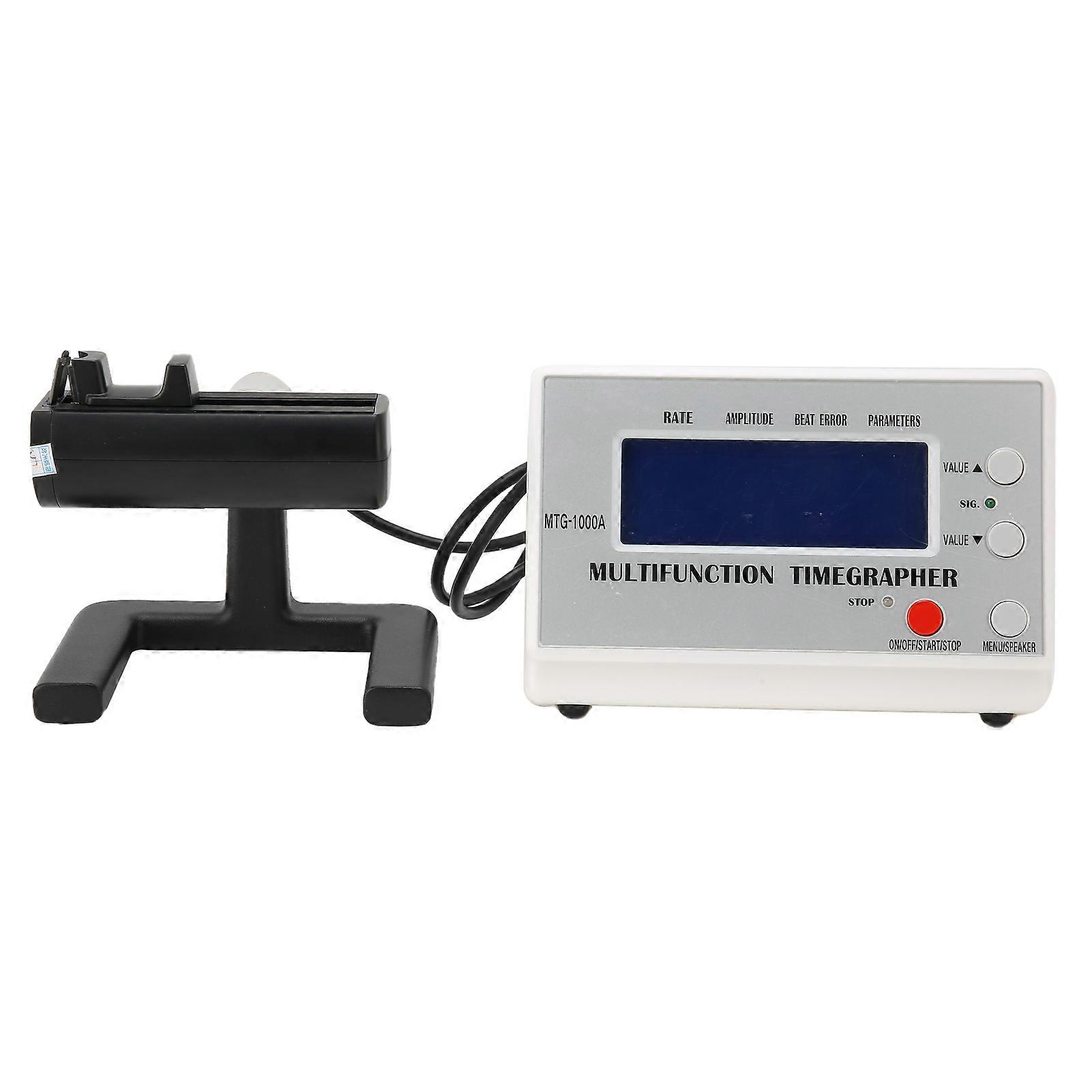 Professional Timegrapher Watch Movement Detector with LCD Screen 100-240V Plug