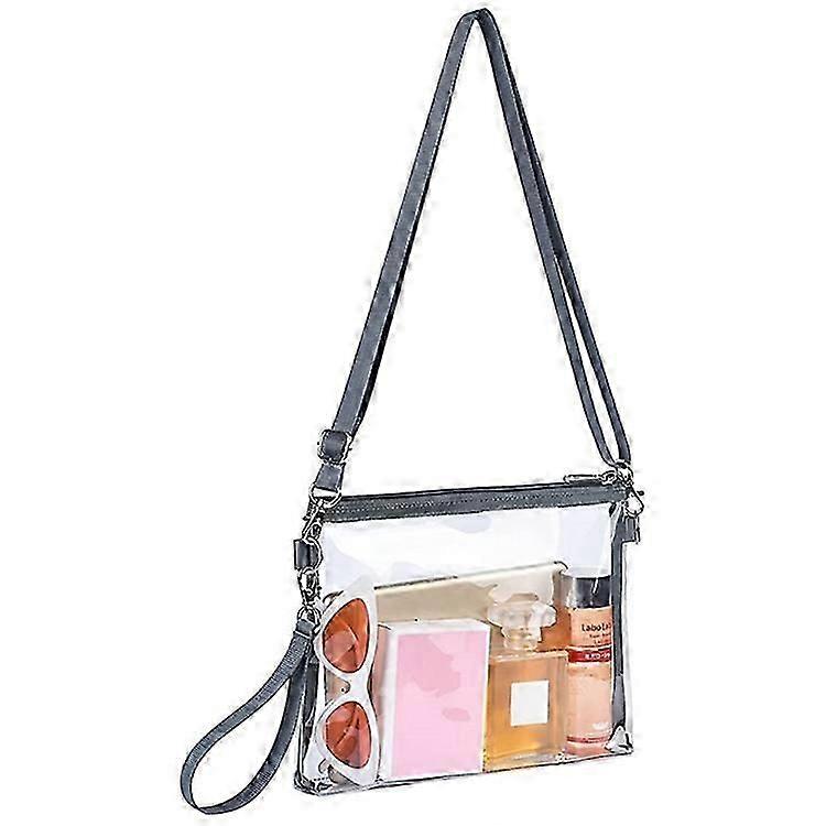 PVC Amazon New Transparent Horizontal Small Square Bag Portable Activity Bag for Outings